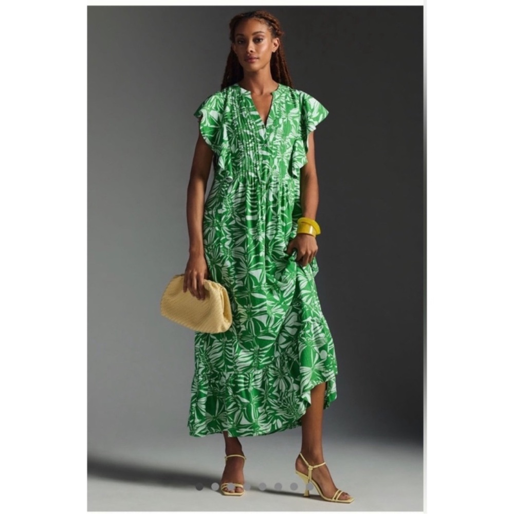 Anthropologie The Cassandra Chartreuse